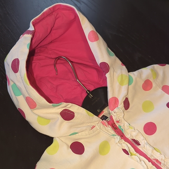 3-4yrs M&Co hoodie jacket excell. used condition, all seams & zip in great cond. - Picture 6 of 10